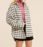 Harper Houndstooth Shacket