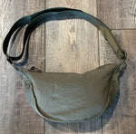 Nylon Crescent Crossbody Bag