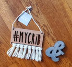 #MyCrib Hanging Sign