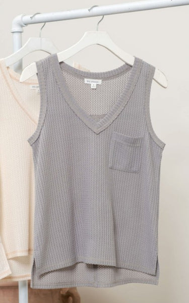 Raquel Reverse Stitch Tank