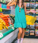 Edith Braided Strap Mini Dress